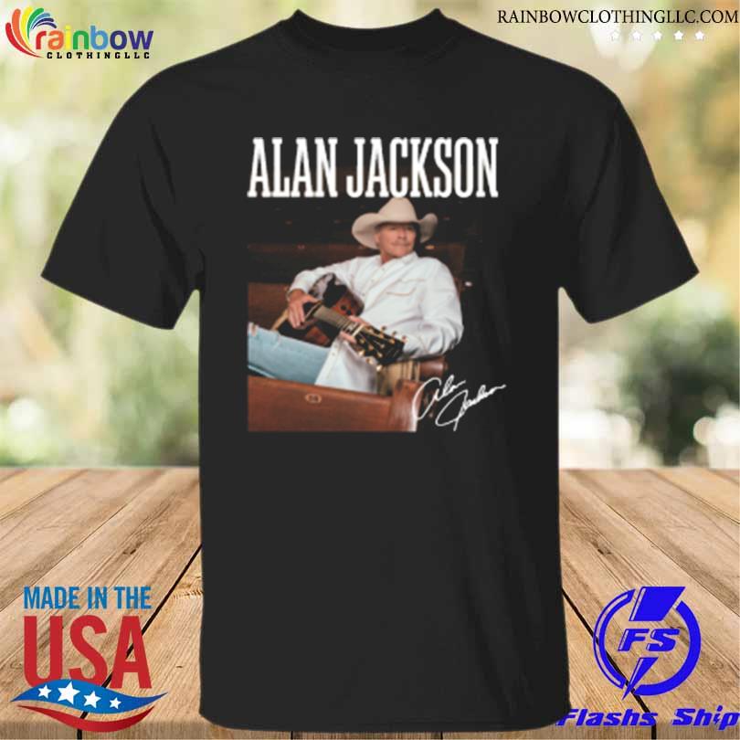 Alan jackson alan jackson face logo shirt