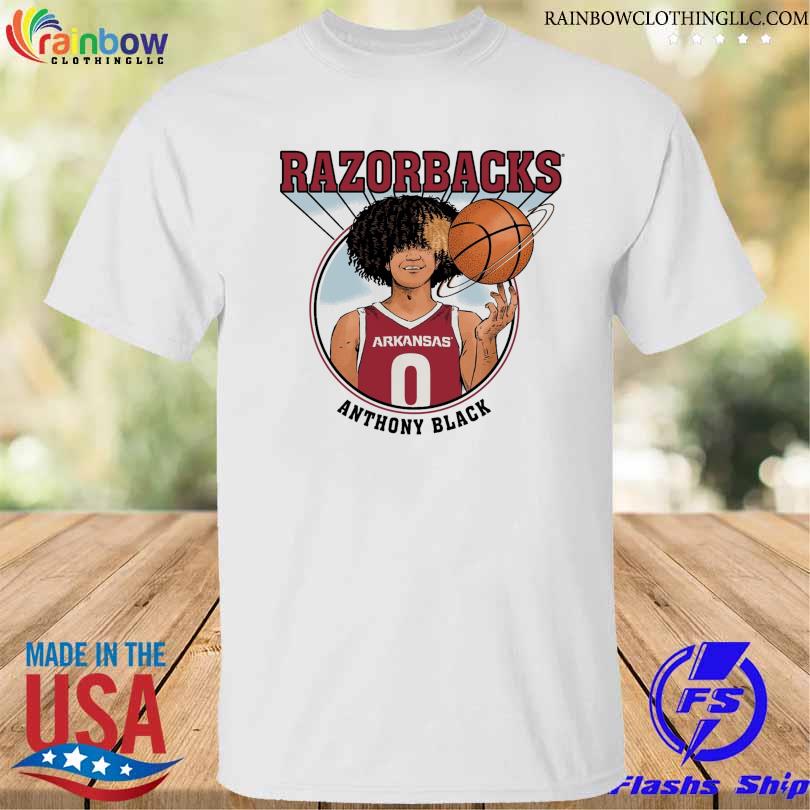 Arkansas Razorbacks Anthony black shirt