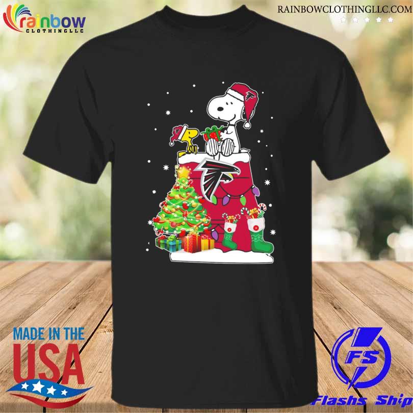 Atlanta Falcons Santa snoopy and Woodstock Christmas sweater