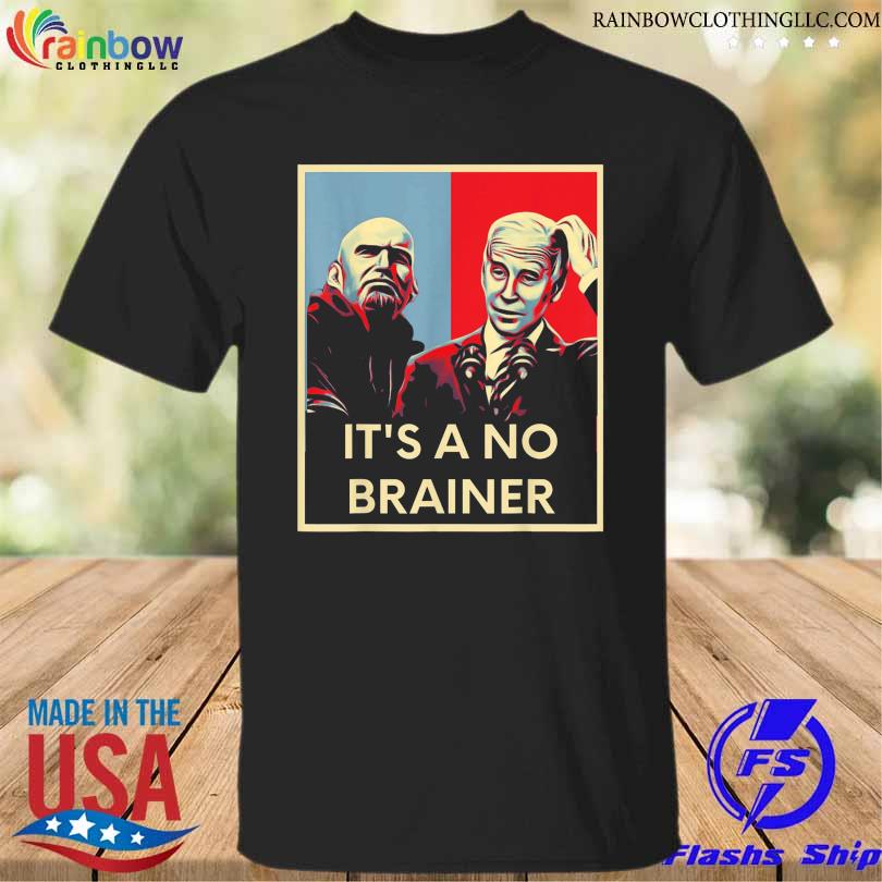 Biden fetterman 2024 it's a no brainer Trump xmas political shirt