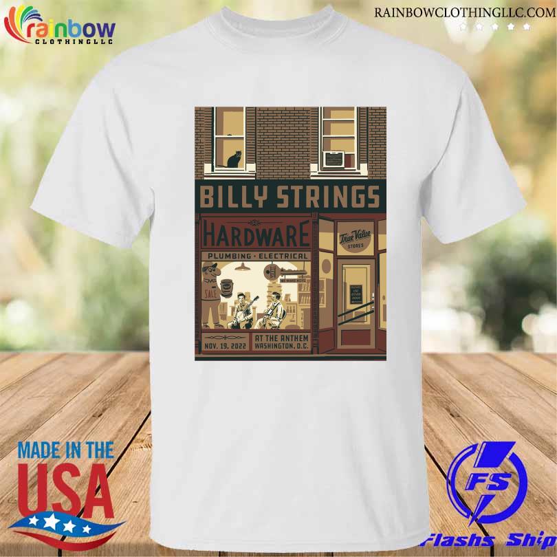 Billy string hardware millwork tools pants at the anthem washington DC november 18 2022 shirt
