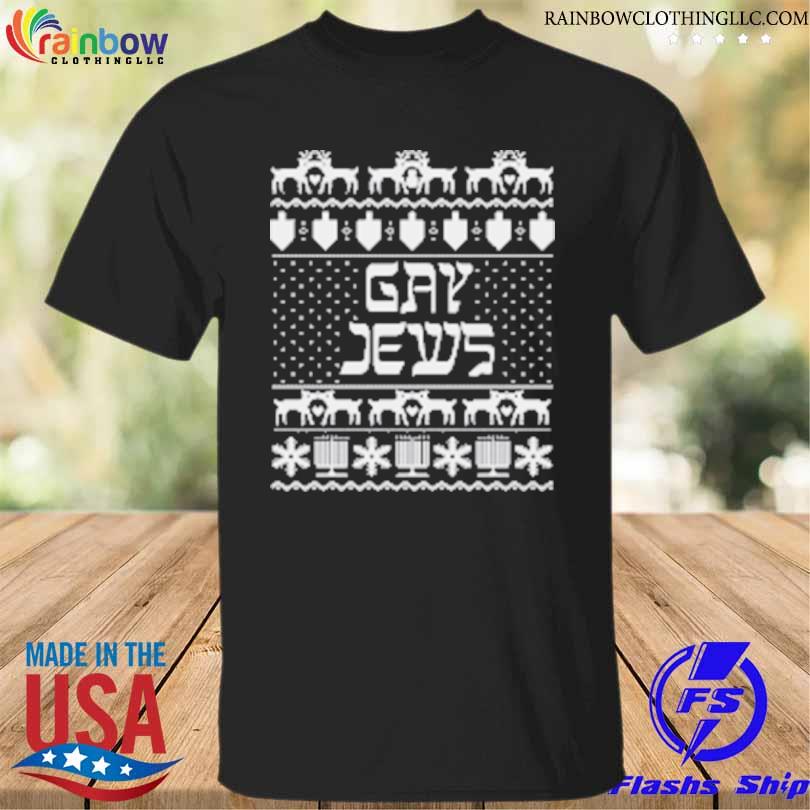 Crooked media gay jews ugly Christmas sweater