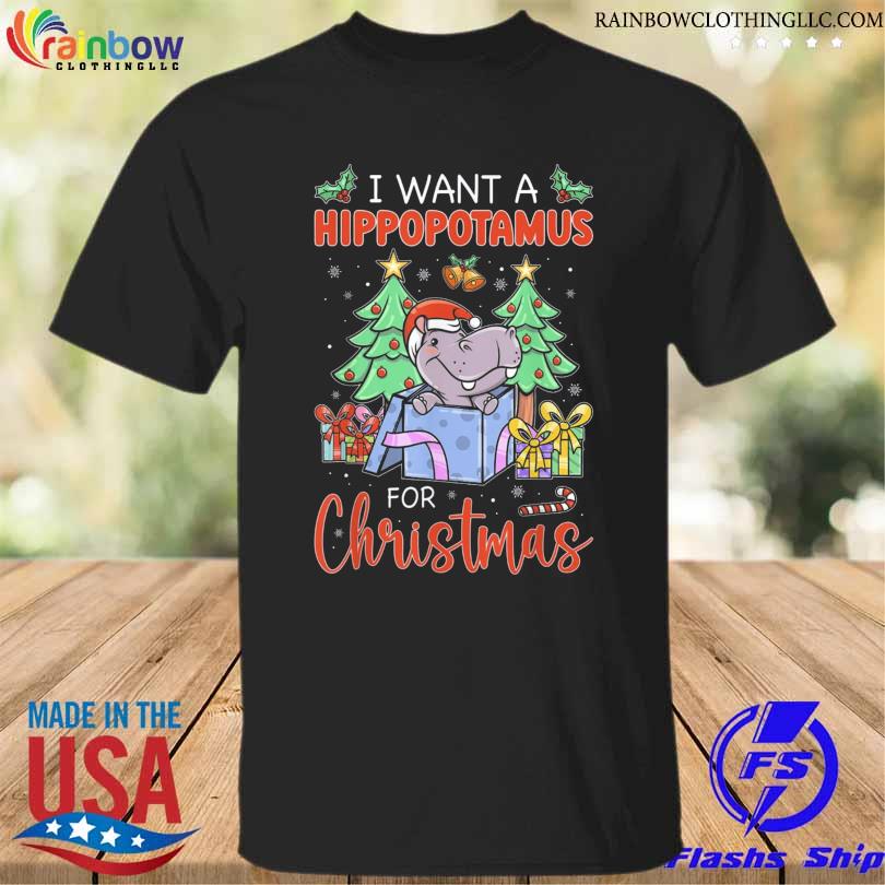 I want a hippopotamus for Christmas xmas sweater