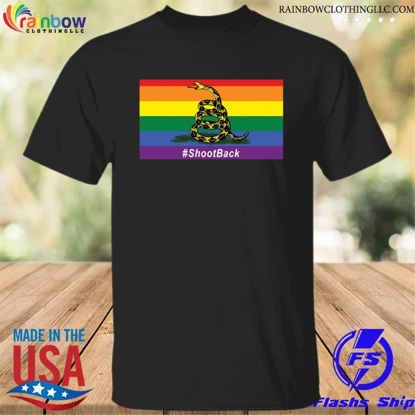 LGBT flag Shootback shirt