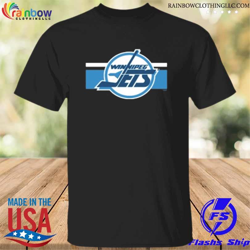 Men's winnipeg jets fanatics branded navy team jersey inspired shirt