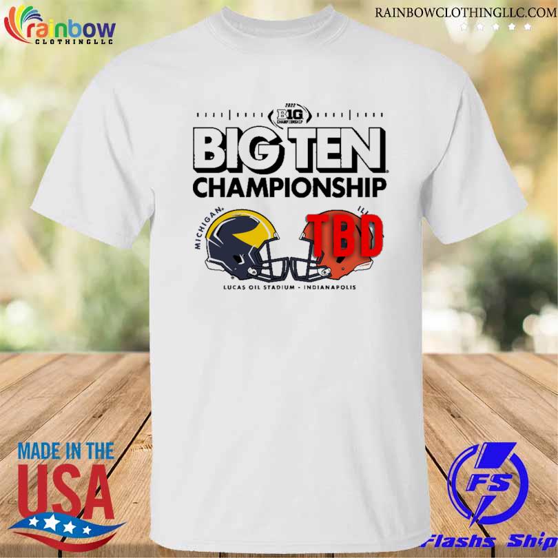 Michigan big ten championship game shirt