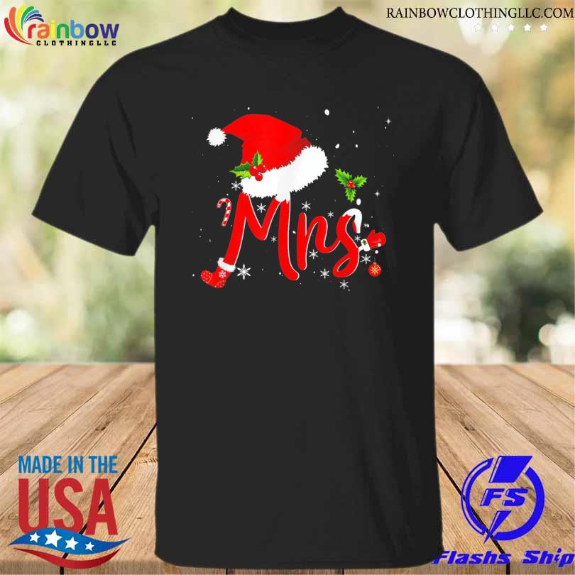 Mr and mrs santa claus couples matching Christmas sweater