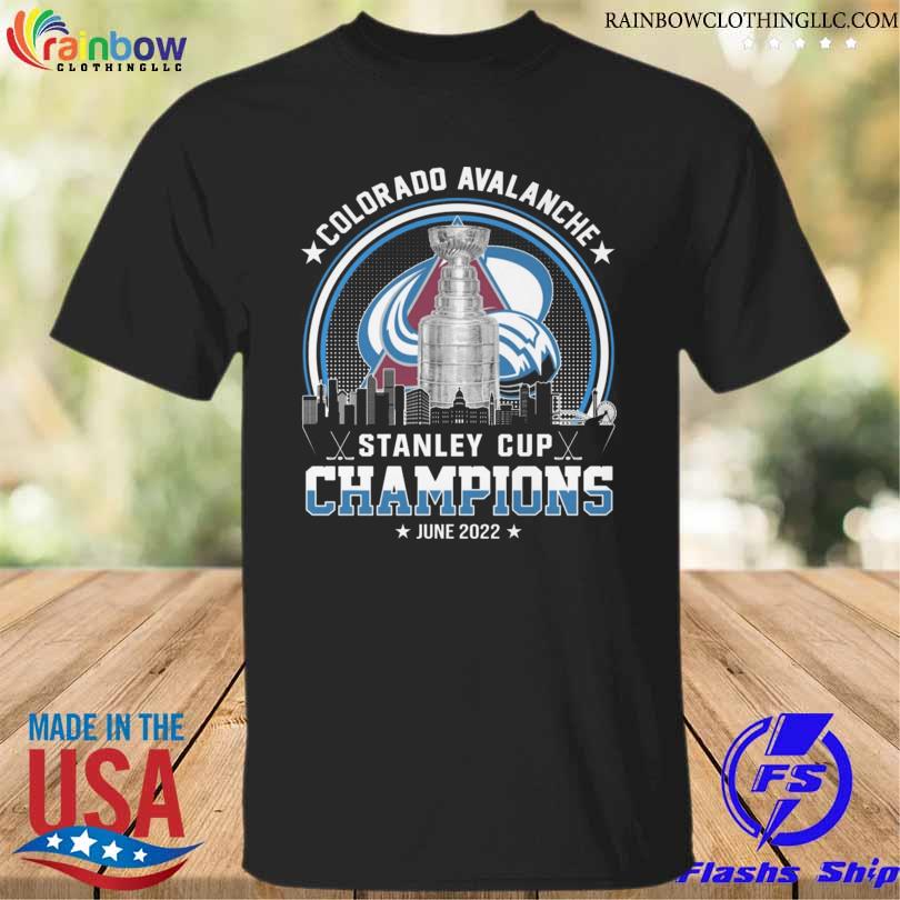 Official colorado Avalanche stanley cup champions june 2022 shirt