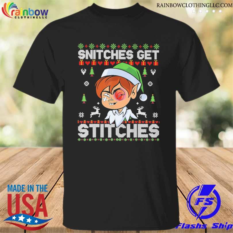 Santa Elf Snitches get Snitched ugly christmas sweater