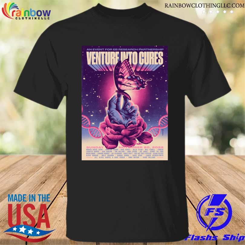 Venture into cures an even for EB research partnership shirt