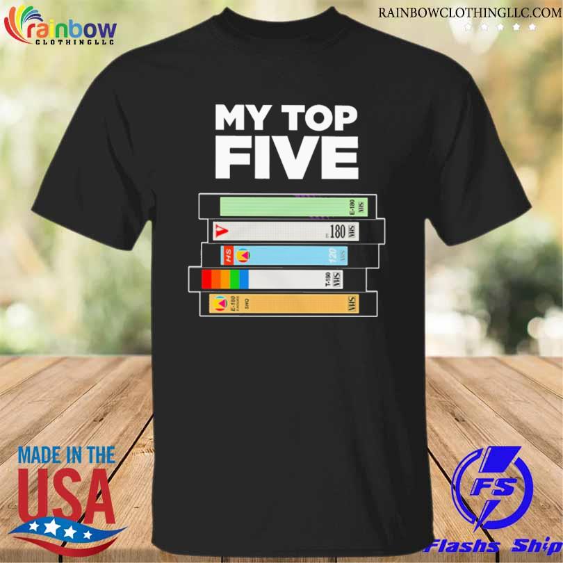 Books my top five shirt