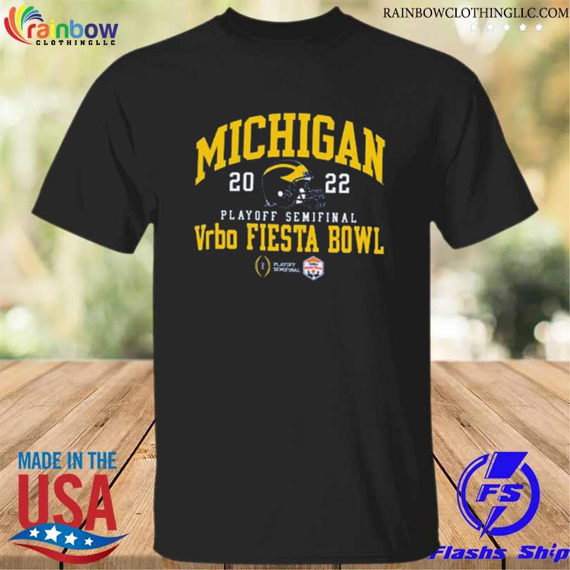 Champion university of michigan 2022 college football playoff fiesta bowl shirt