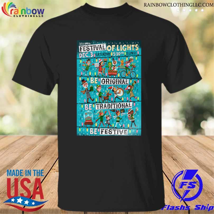 Festival of lights colorado dec 3rd 2022 38th annual festival of lights shirt