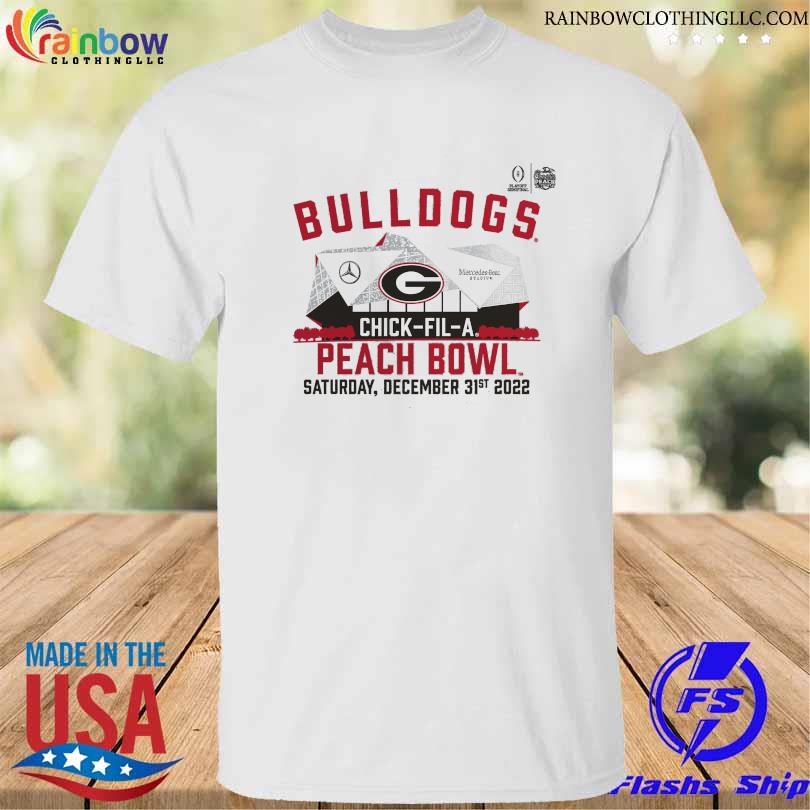 Georgia bulldogs college football playoff 2022 peach bowl game day stadium georgia bulldogs shirt