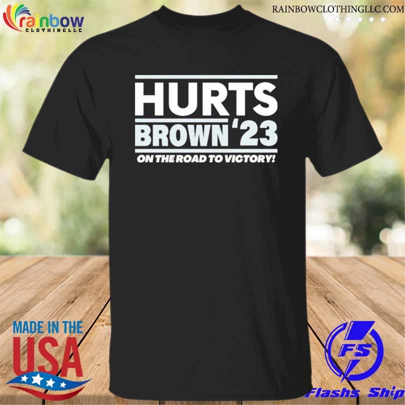 Hurts Brown'23 On the road to Victory shirt