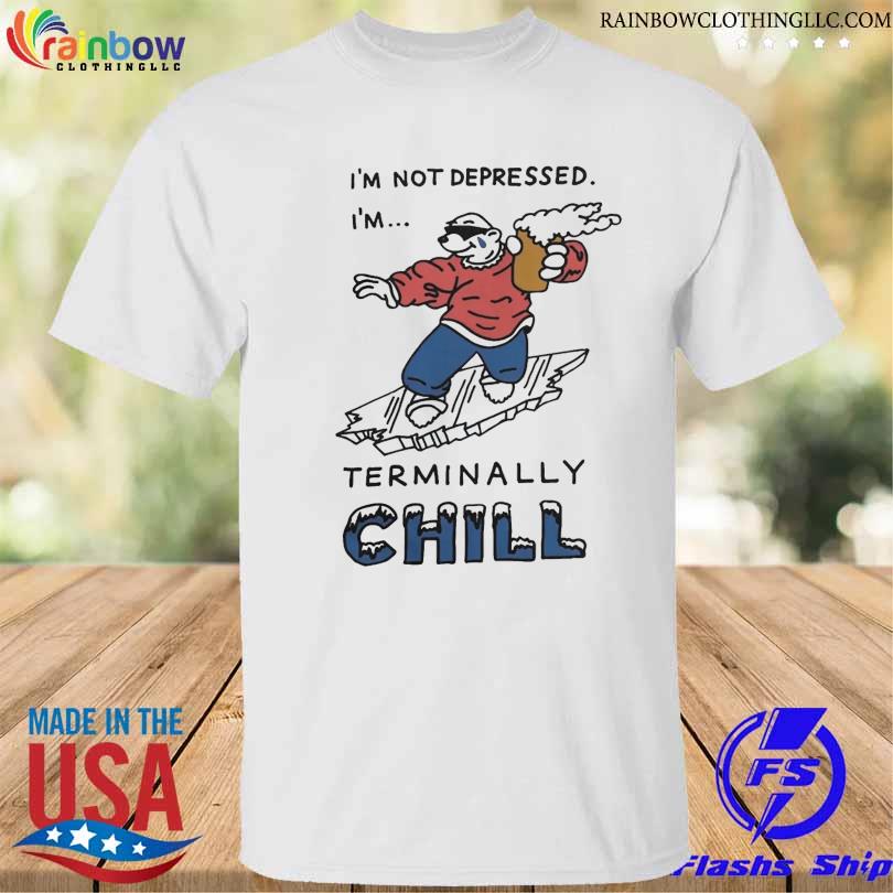 I'm not depressed I'm terminally chill shirt