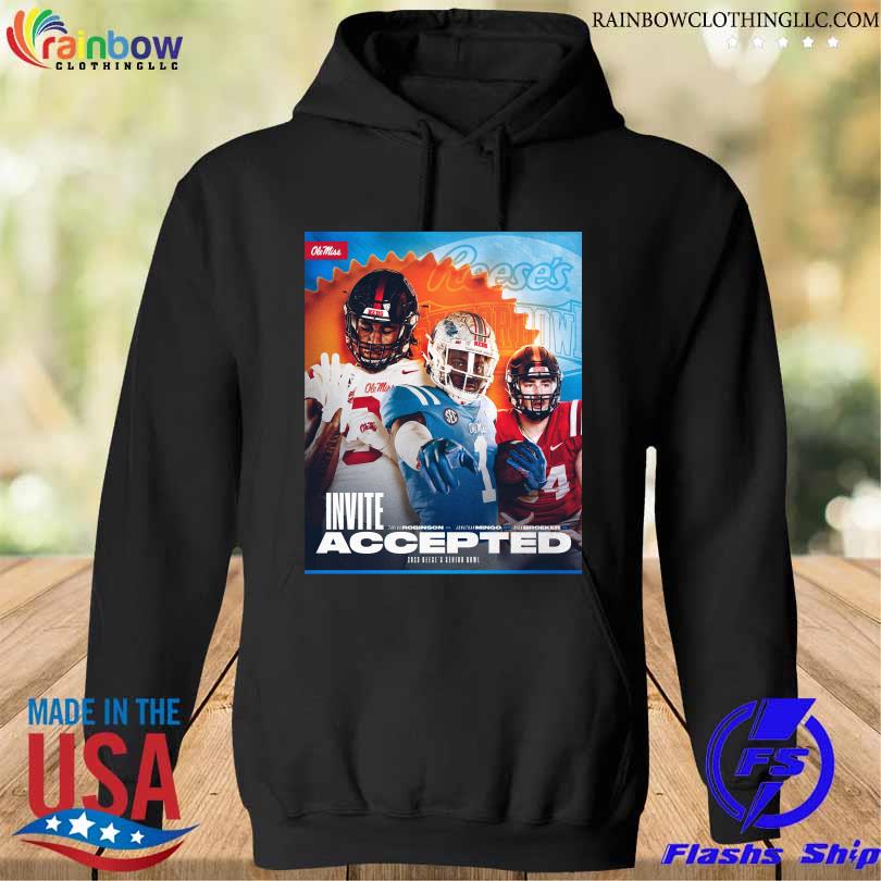 Invite Accepted 2023 Reese's senior bowl Ole Miss s hoodie den
