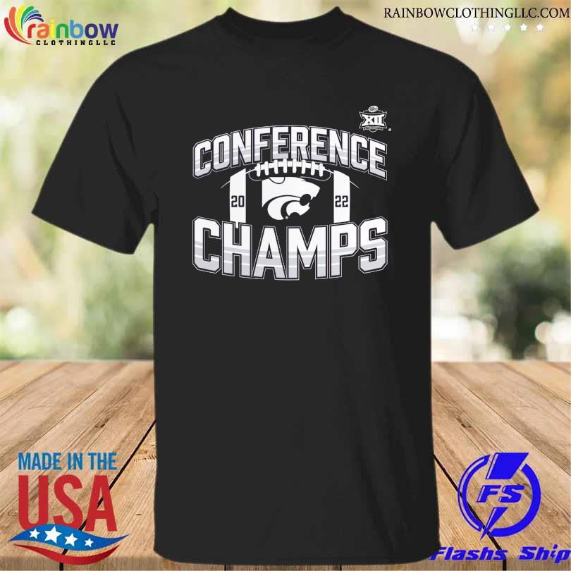 Kansas state wilDcats 2022 big 12 football conference champions shirt