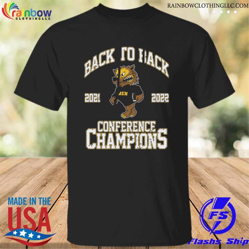 Michigan wolverines back to back 2021 2022 conference champions shirt