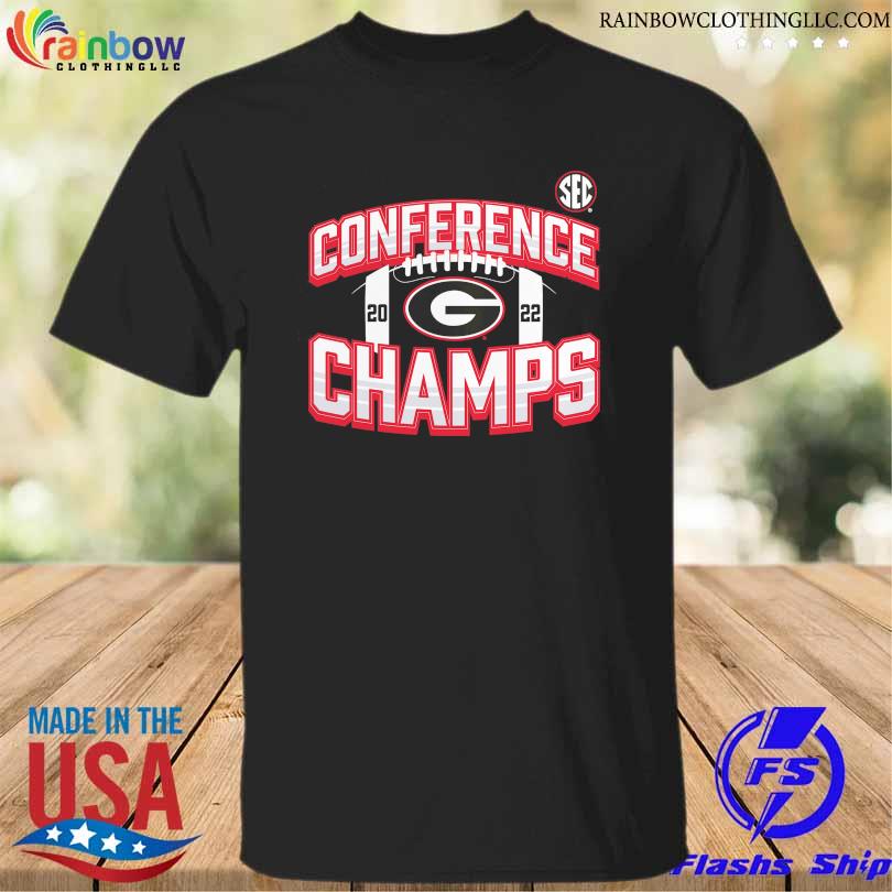 Official Georgia bulldogs 2022 sec football conference champions shirt
