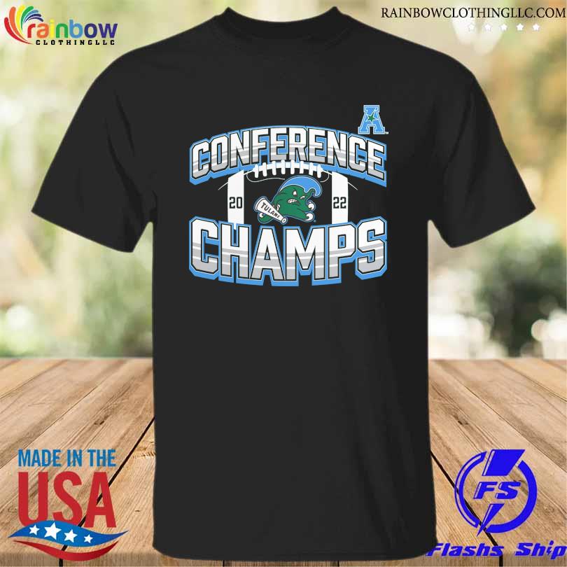 Official Green tulane green wave 2022 aac football conference champions