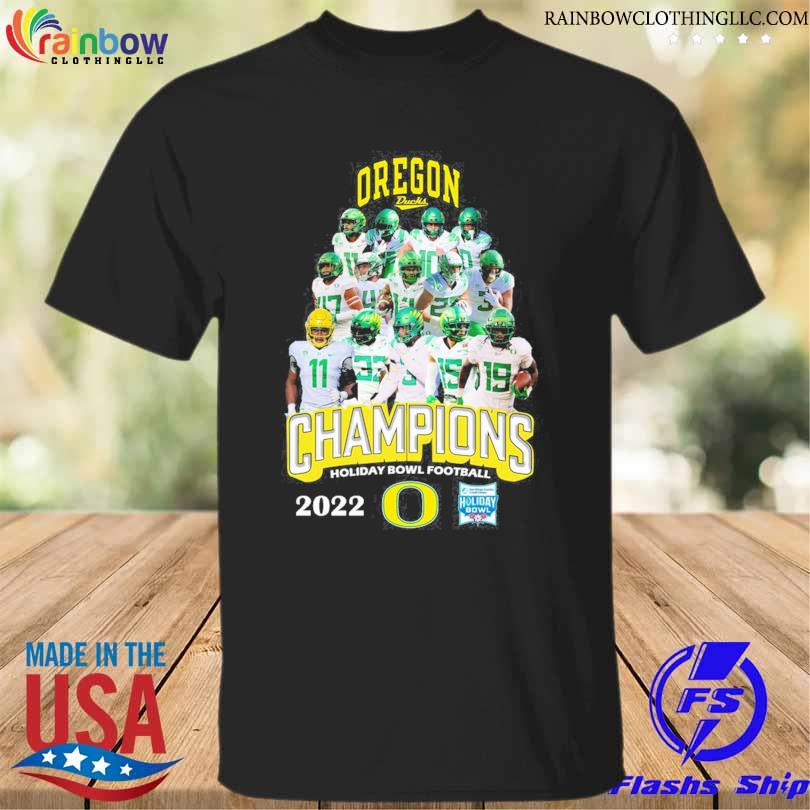 Oregon Ducks Champions holiday bowl football 2022 shirt