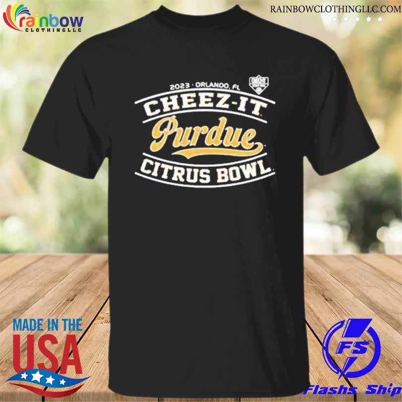 Purdue boilermakers 2023 cheez-it citrus bowl shirt