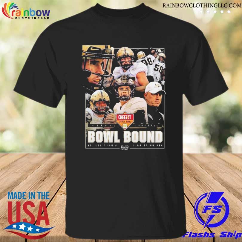 Purdue boilermakers football bowl bound cheez-it citrus bowl shirt