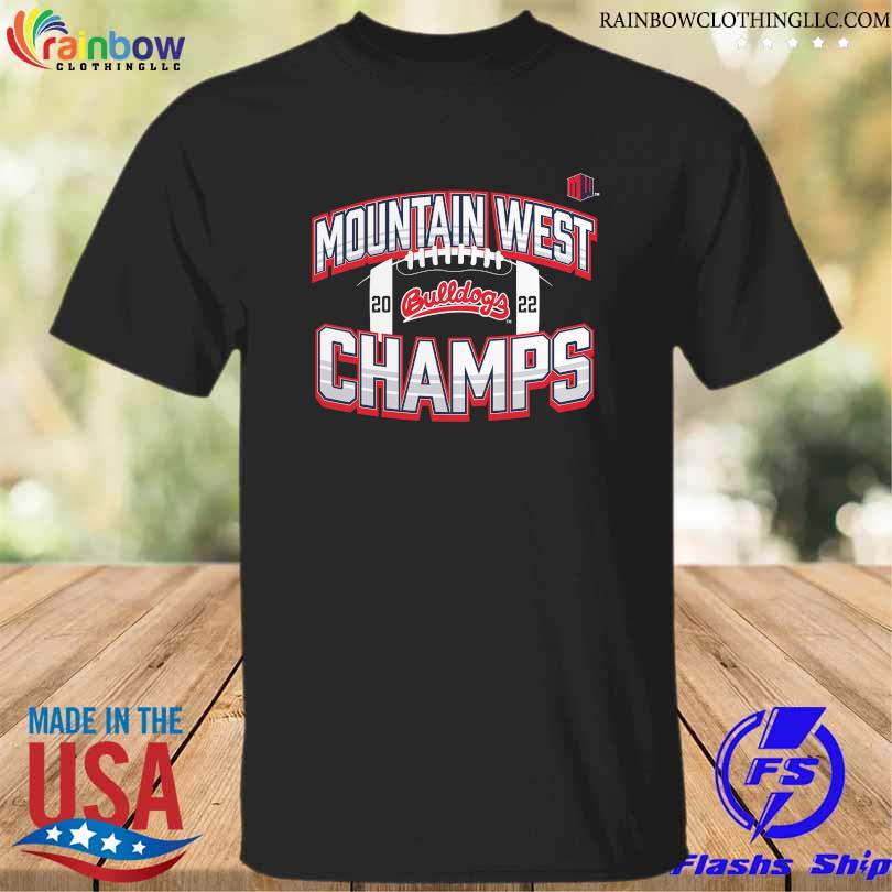 State bulldogs 2022 mountain west football conference champions shirt