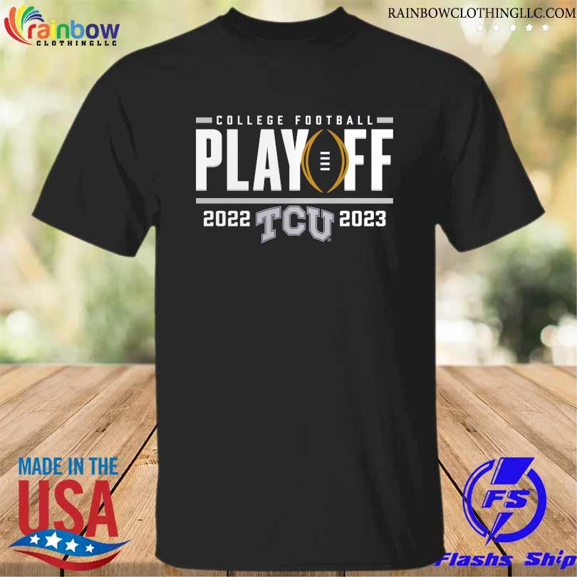 Tcu horned frogs 2022 college football playoff first down entry shirt