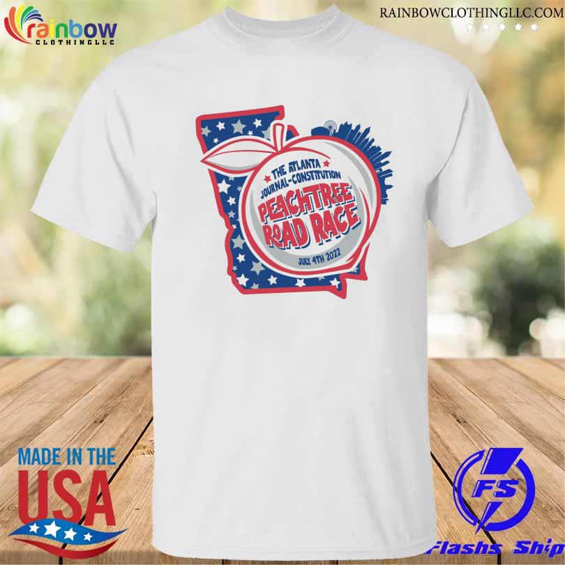 The Atlanta Journal Constitution peachtree road race shirt