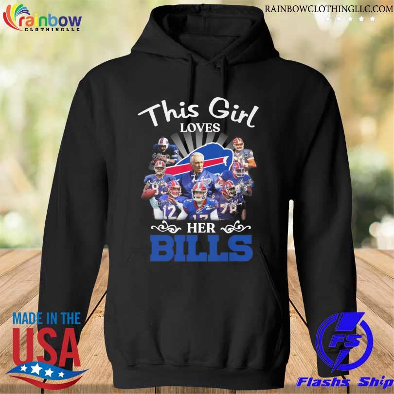 This is loves her Buffalo Bills signatures 2023 s hoodie den