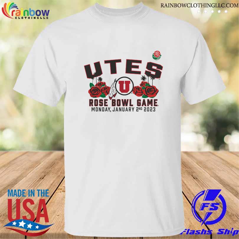 Utah utes 2023 rose bowl gameday stadium shirt