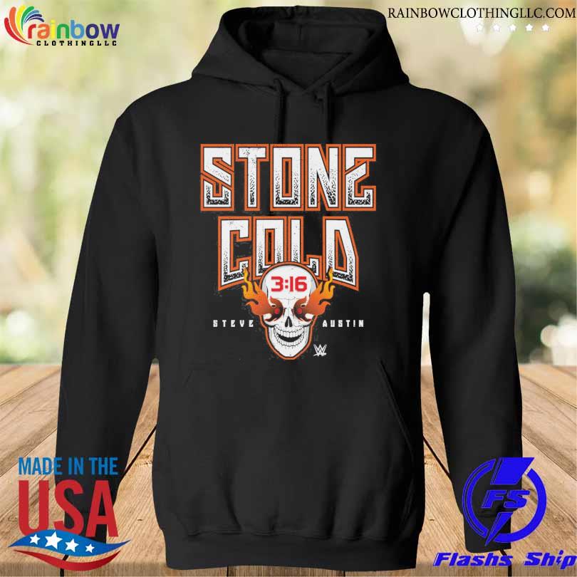 Stone cold steve austin fire skull s hoodie den