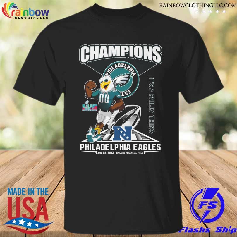 Philadelphia eagle lvii champions it's a philly things 2023 shirt