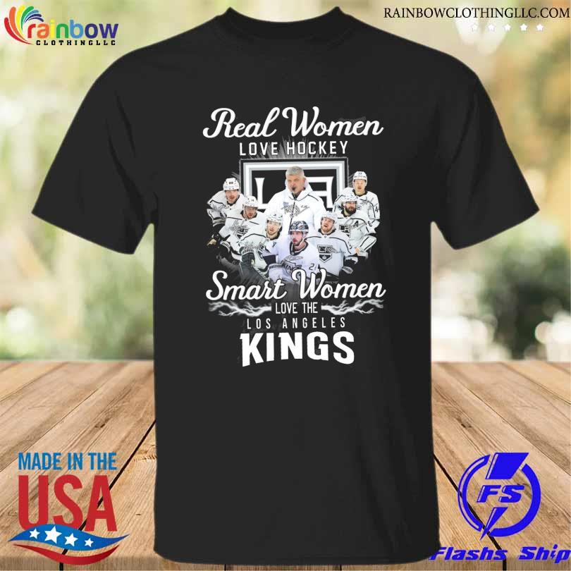 Real women love basketball smart women loves the Los Angeles Kings signatures 2023 shirt