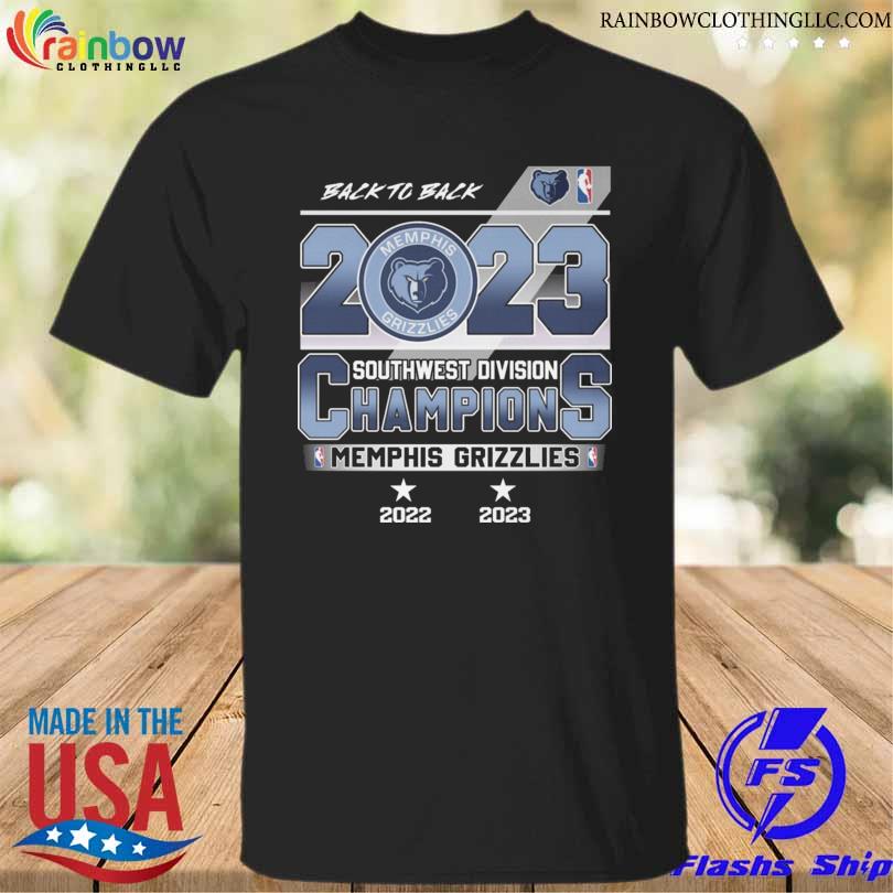 Memphis Grizzlies back to back 2023 south west division champions shirt