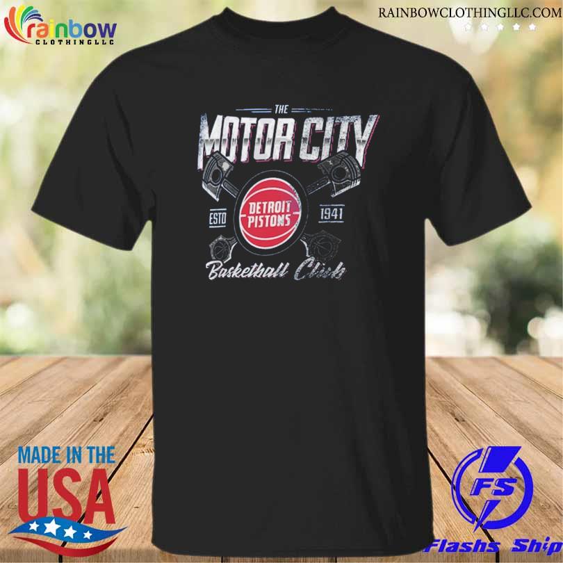 The motor city detroit pistons basketball club shirt