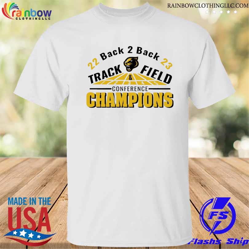 2022 2023 back 2 back track field conference champions shirt