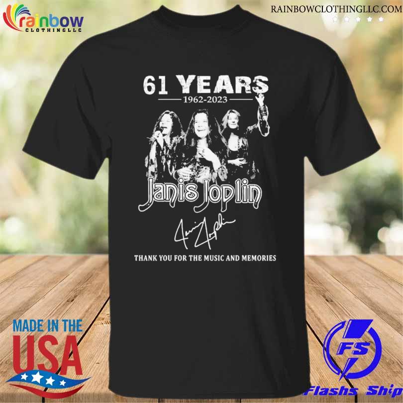 61 years 1962 2023 thank you for the memories signatures shirt