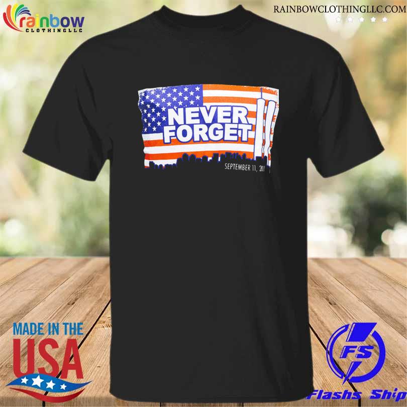 911 memorial never forget flag 2023 shirt