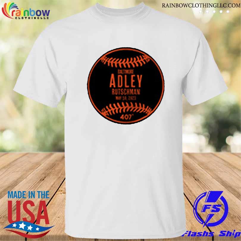 Adley rutschman eutaw street home run ball shirt