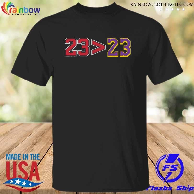 Barstool sports store greater than 23 23 shirt