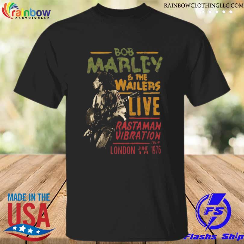 Bob marley the wailers rastaman vibration tour shirt