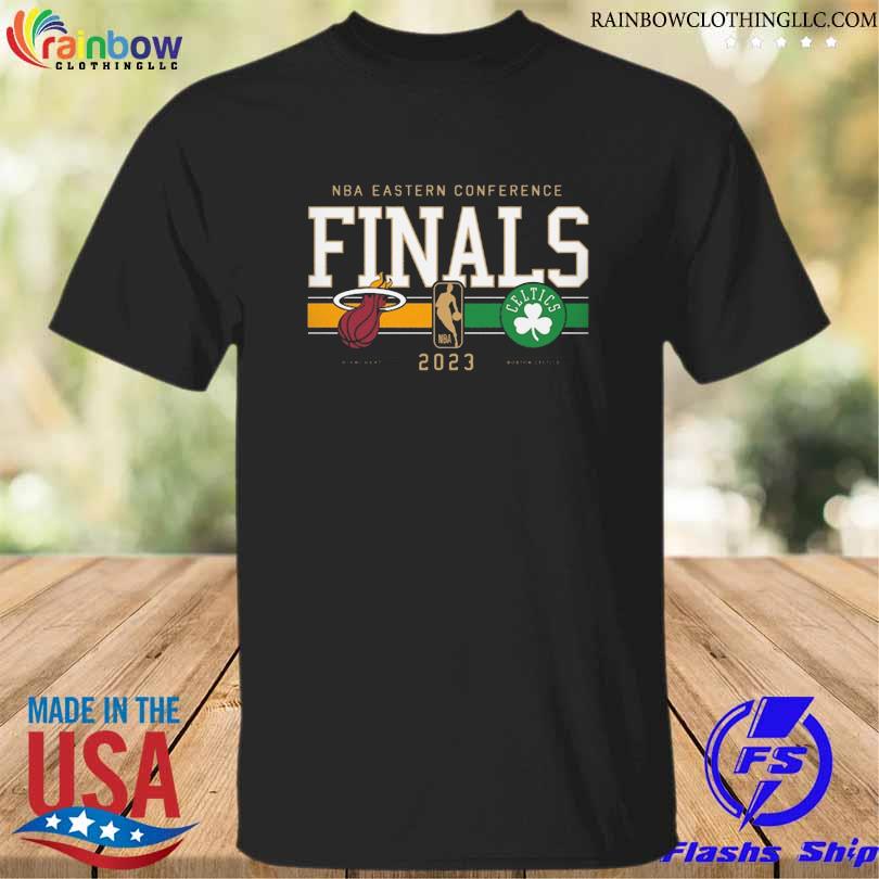 Celtics store boston celtics vs miami heat 2023 nba eastern conference finals matchup shirt