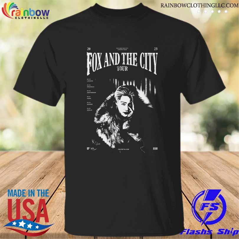 Cultofya fox and the city tour 2023 shirt