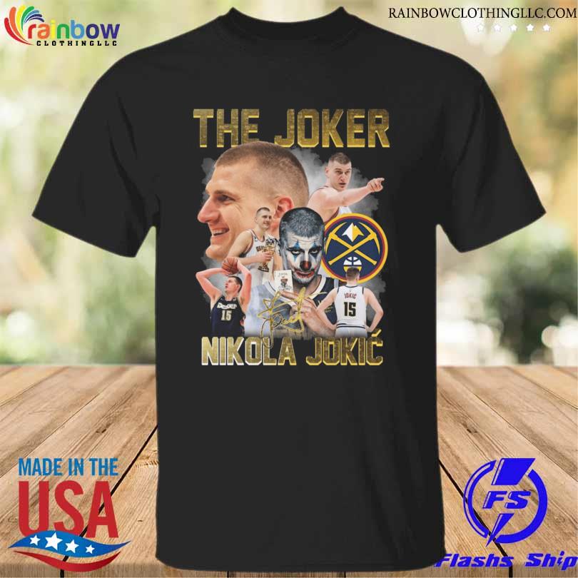 Denver nuggets the joker nikola jokic signature 2023 shirt