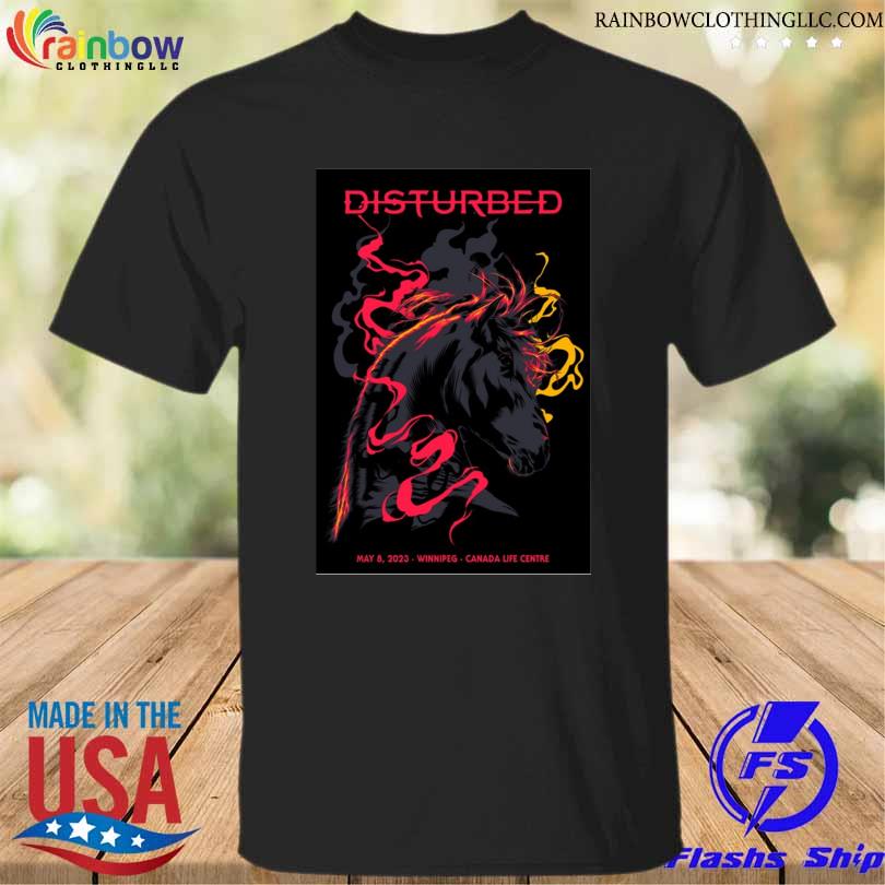 Disturbed tour winnipeg mb 2023 shirt