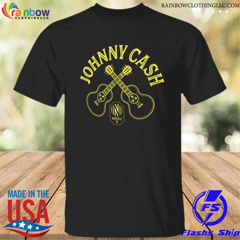 Nashville sc x johnny cash guitar shirt