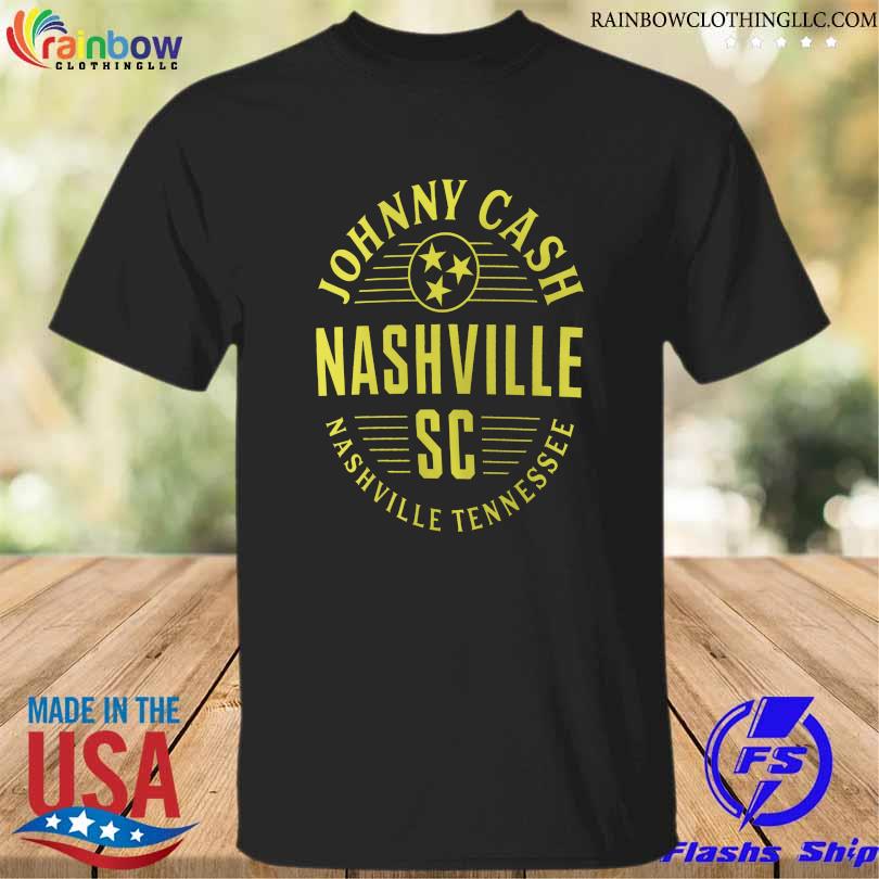 Nashville sc x johnny cash oval shirt